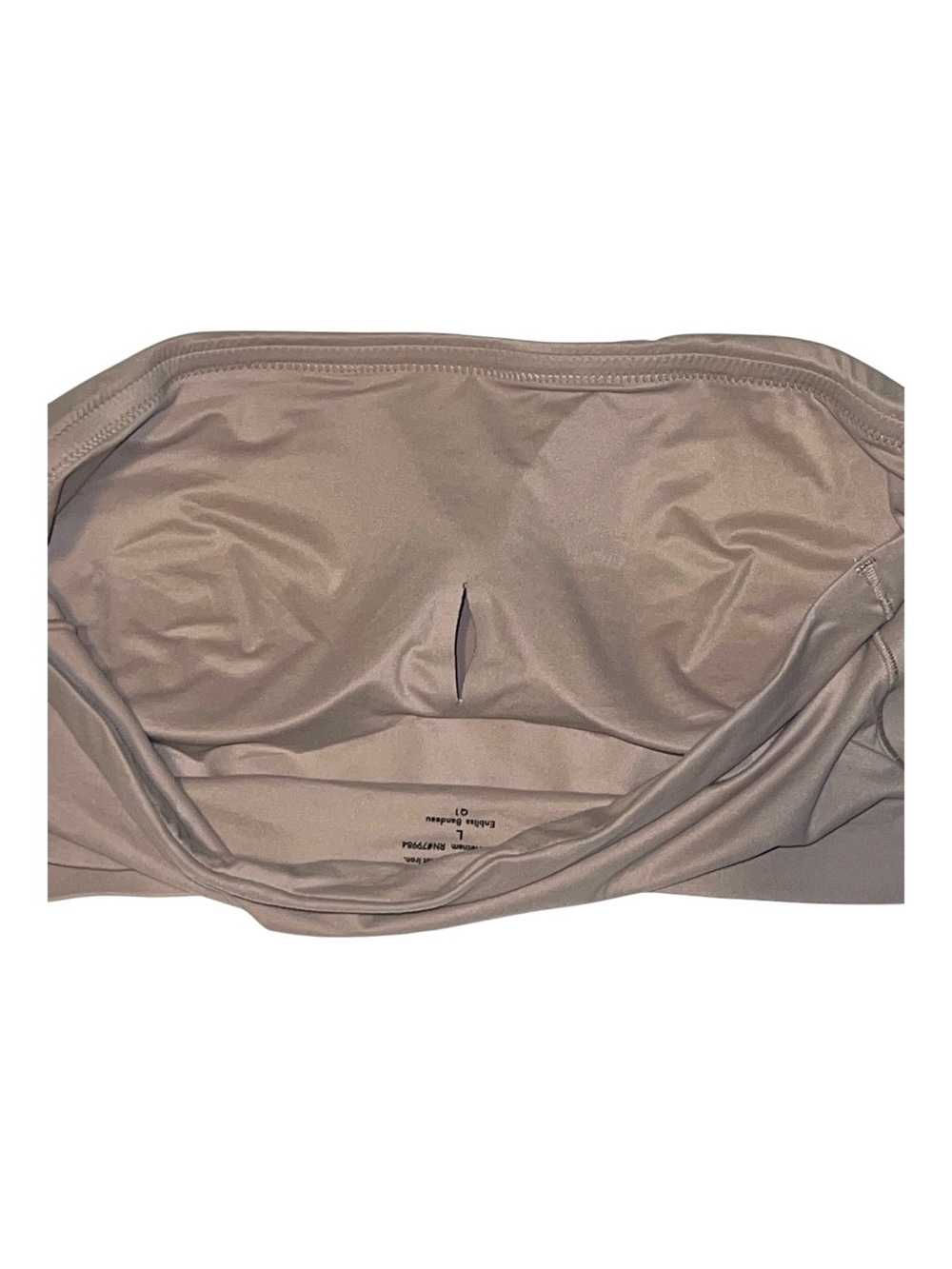 SOMA Enbliss Bandeau strapless wireless bra -  Large NWT warm amber/tan tube top - Picture 5 of 8